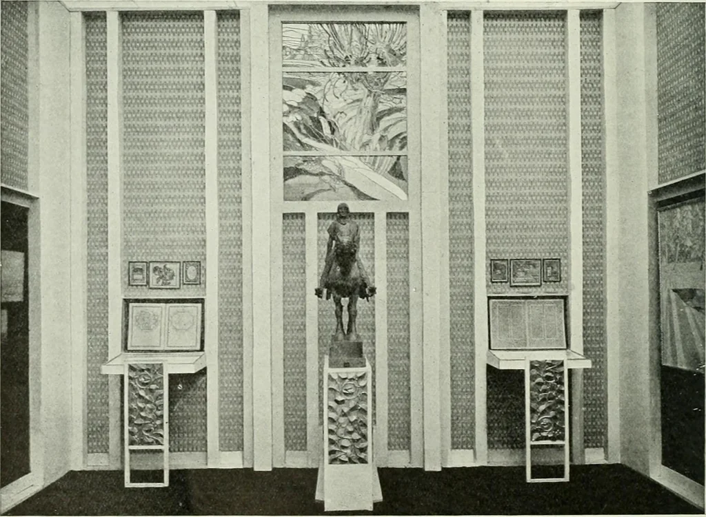 An illustration from Studio international, 1893, leaf 153