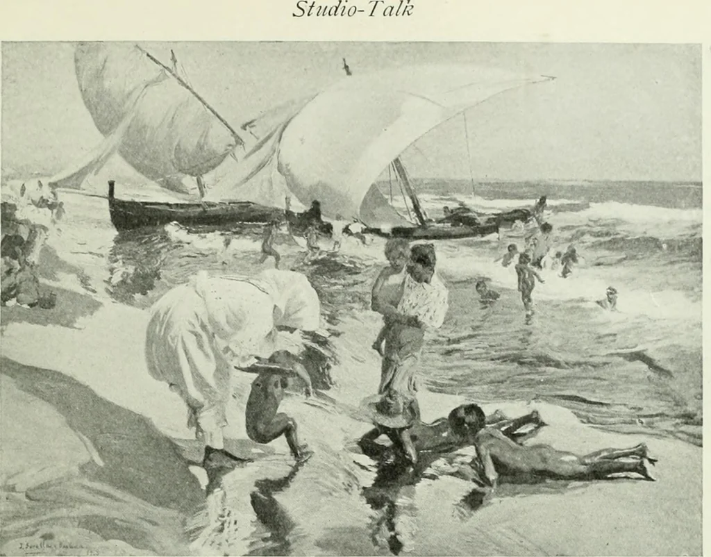 An illustration from Studio international, 1893, leaf 160