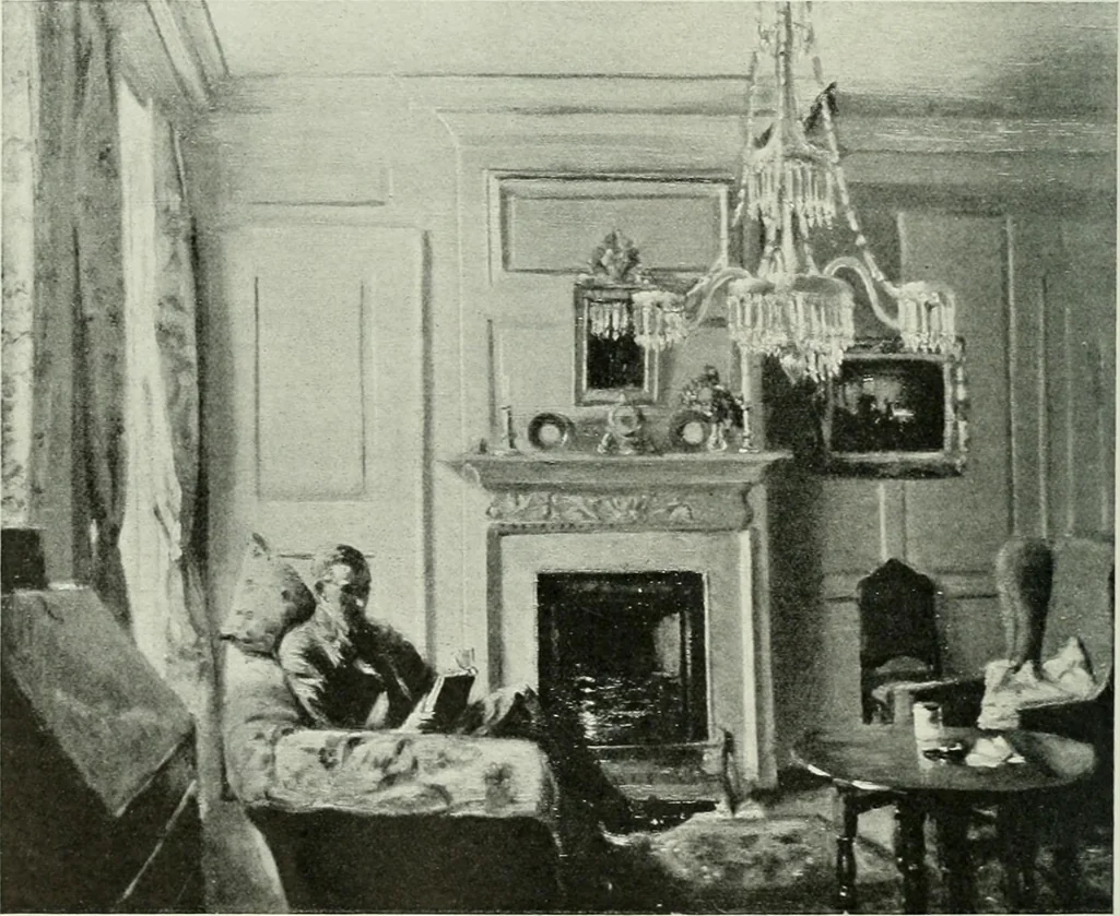 An illustration from Studio international, 1893, leaf 185