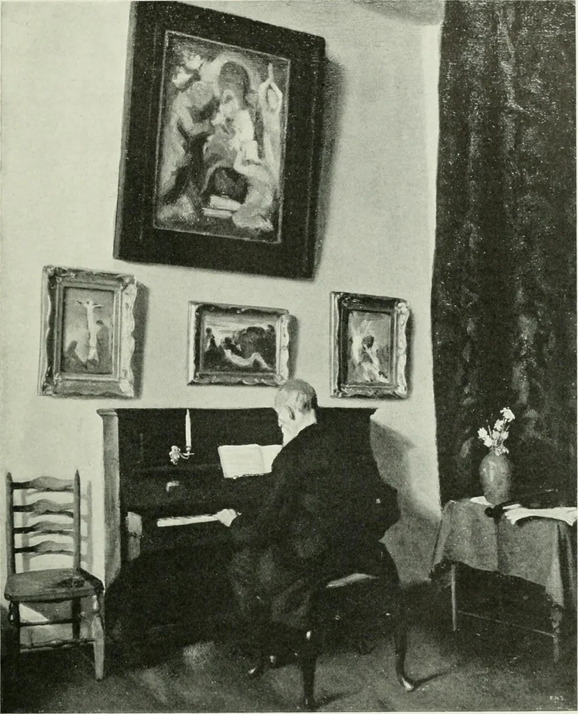 An illustration from Studio international, 1893, leaf 186