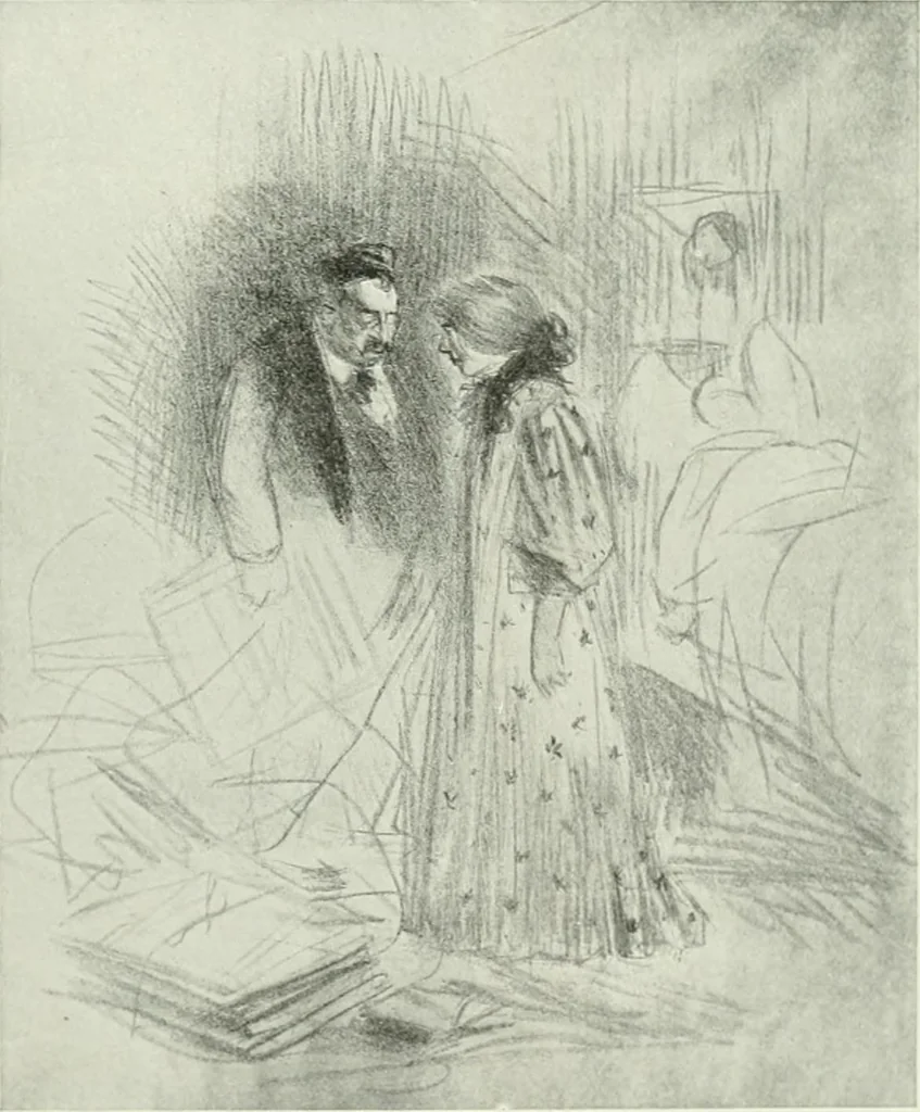 An illustration from Studio international, 1893, leaf 196
