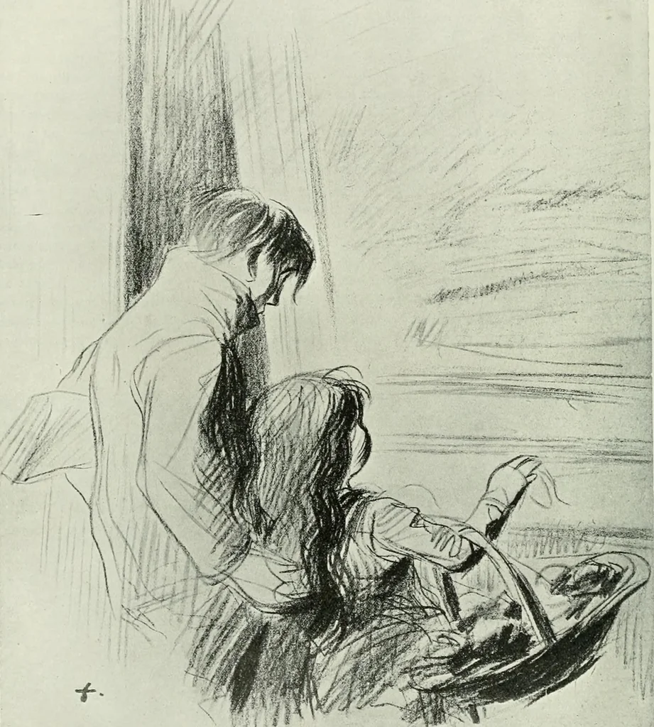An illustration from Studio international, 1893, leaf 203