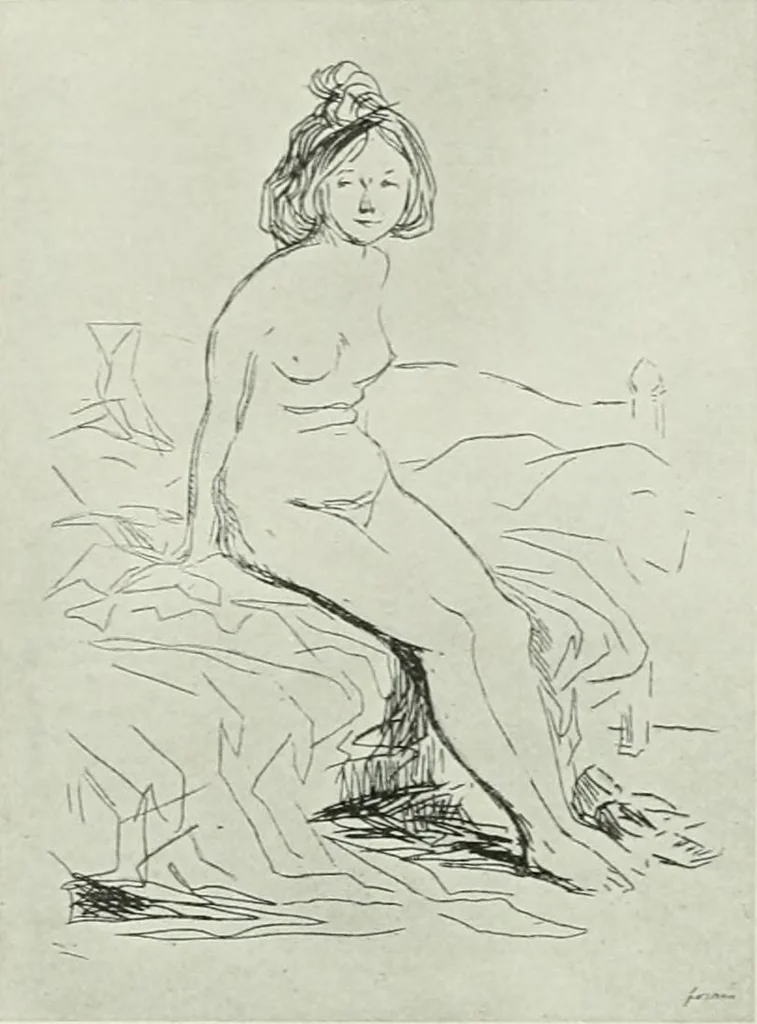 An illustration from Studio international, 1893, leaf 205