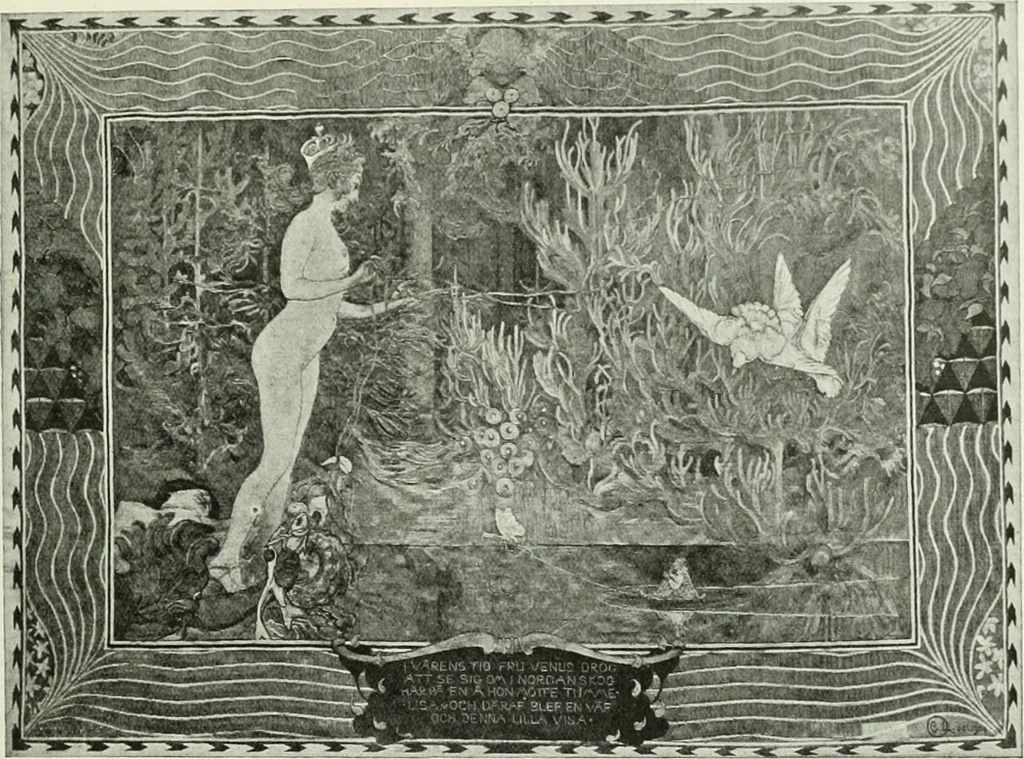 An illustration from Studio international, 1893, leaf 212