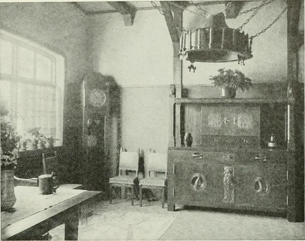 An illustration from Studio international, 1893, leaf 220