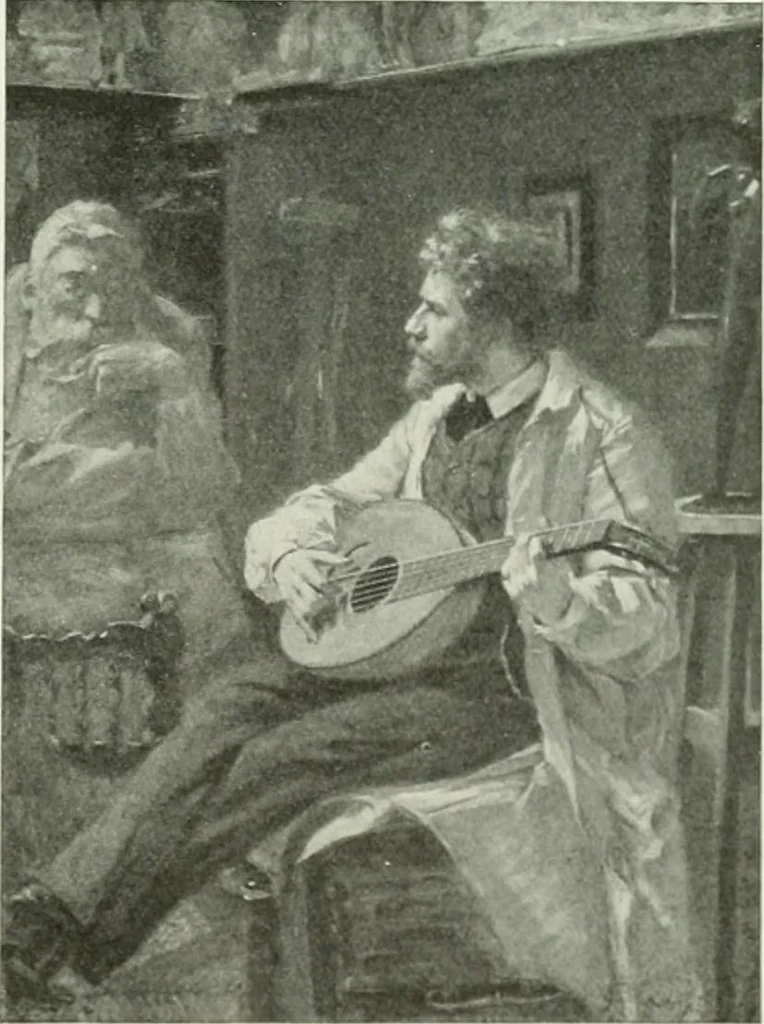 An illustration from Studio international, 1893, leaf 236