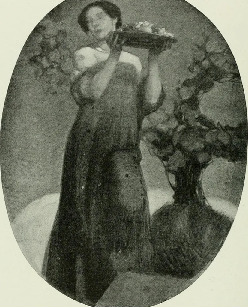 An illustration from Studio international, 1893, leaf 245