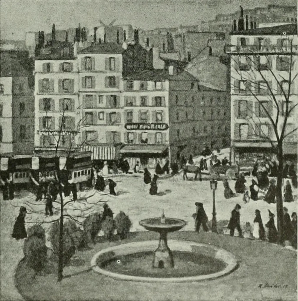 An illustration from Studio international, 1893, leaf 246