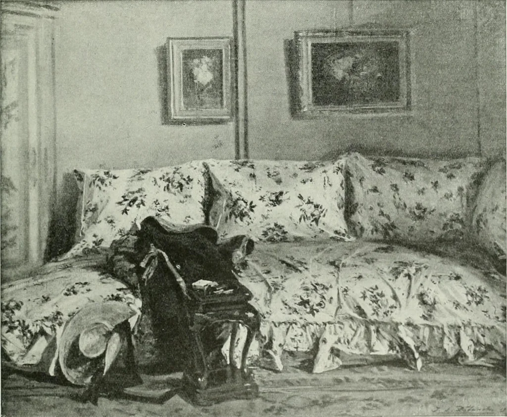 An illustration from Studio international, 1893, leaf 258