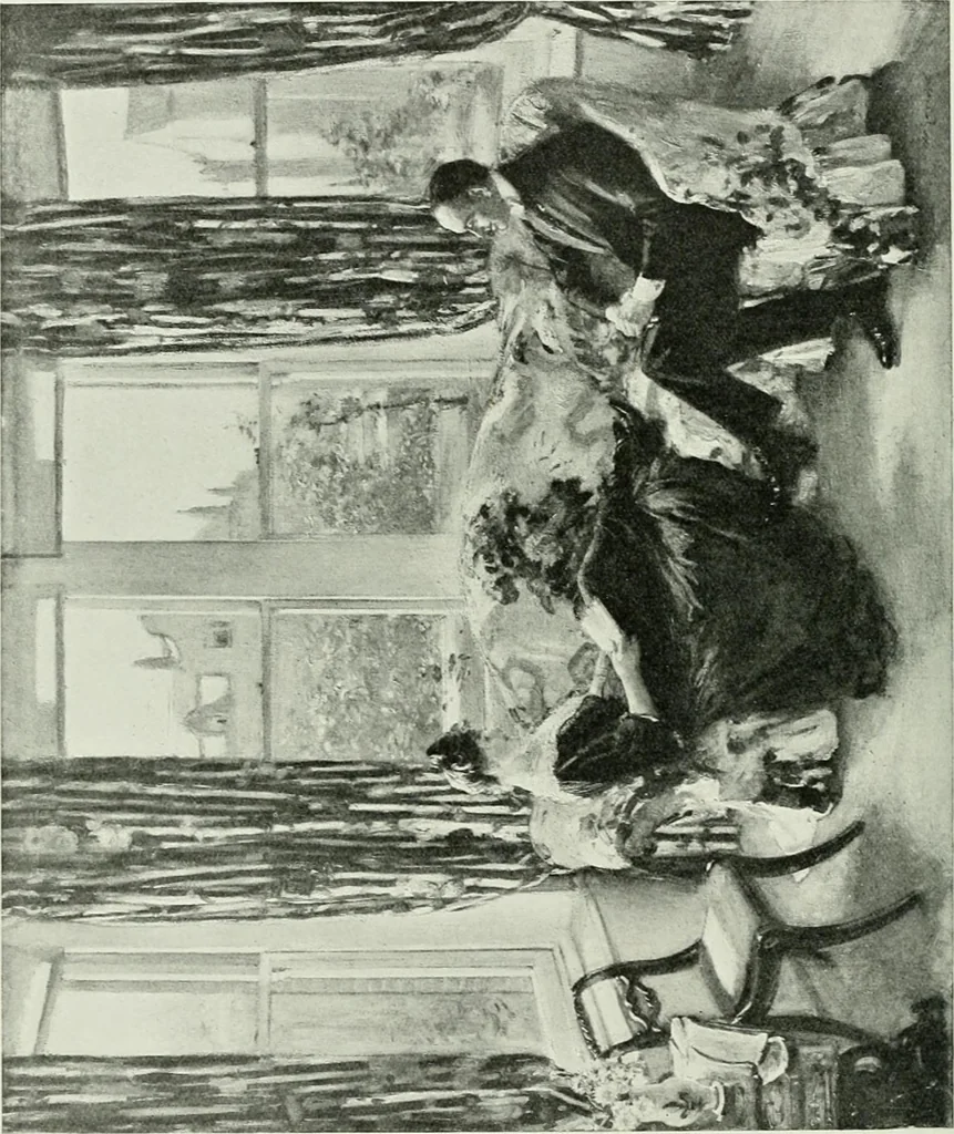 An illustration from Studio international, 1893, leaf 265