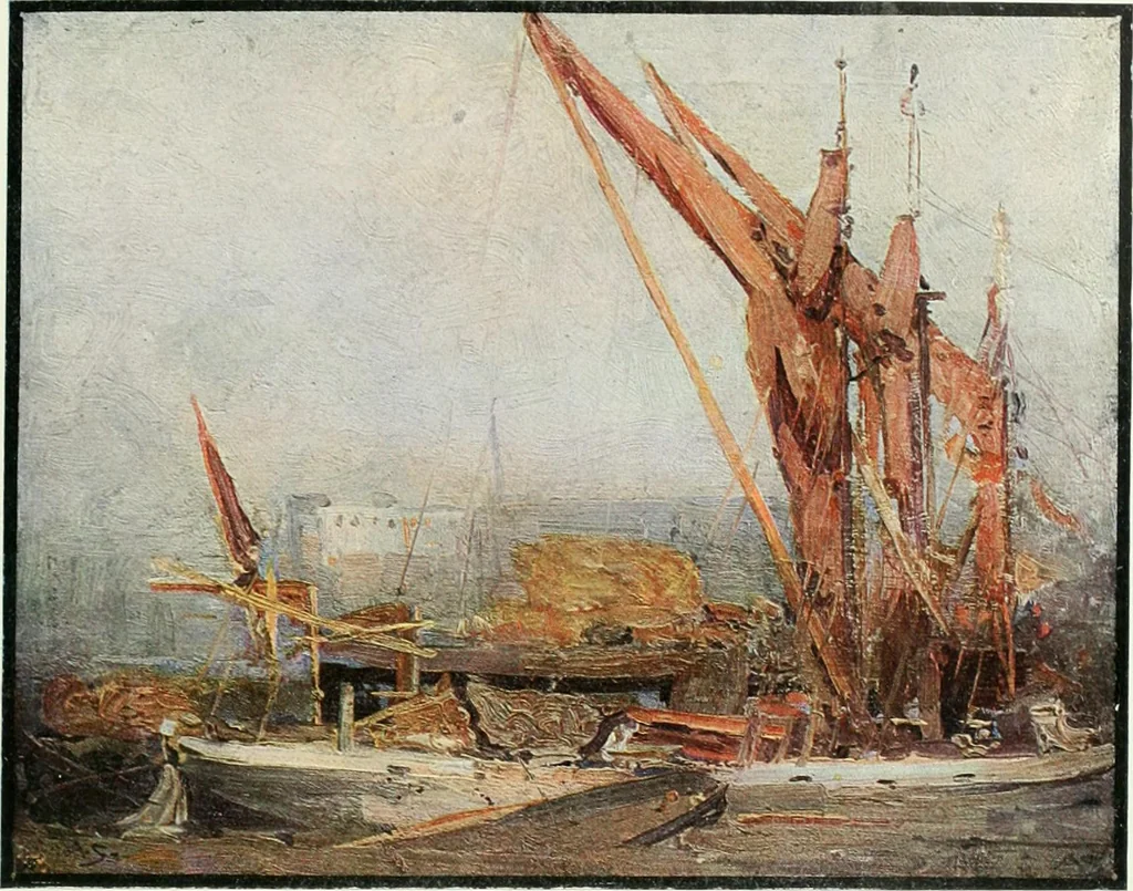 An illustration from Studio international, 1893, leaf 270