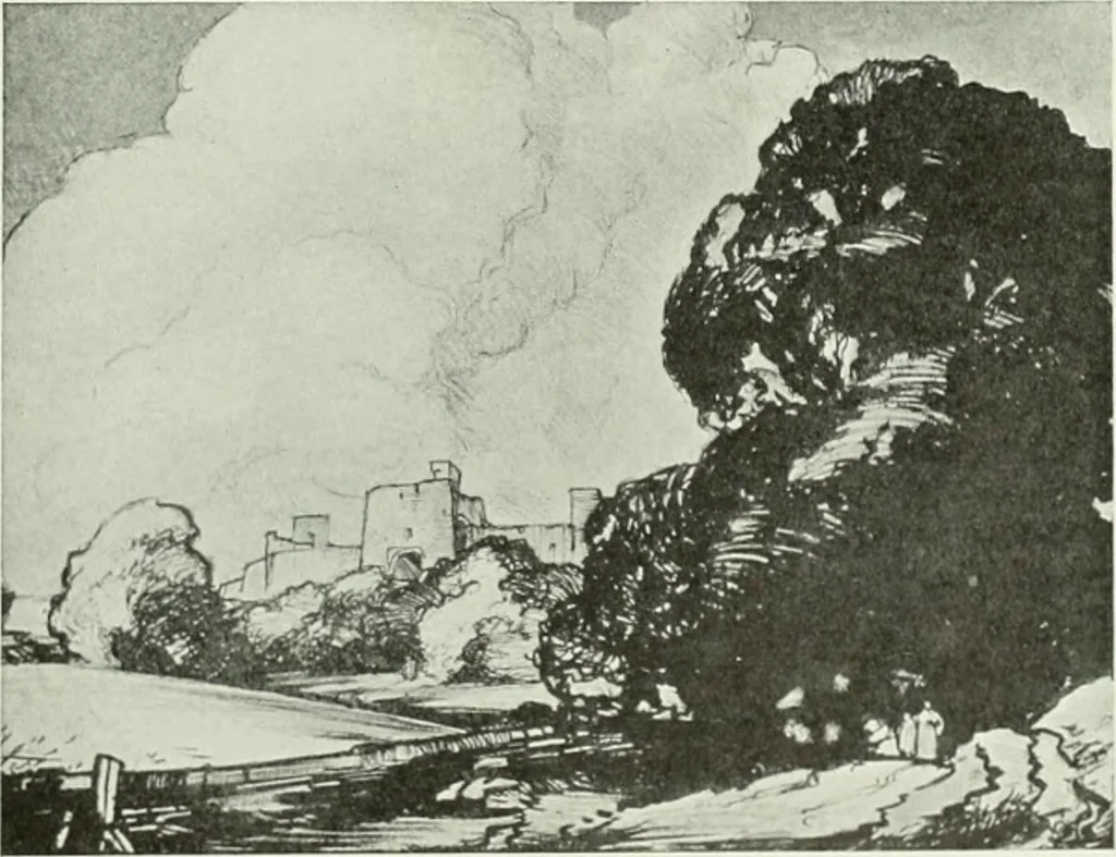 An illustration from Studio international, 1893, leaf 300