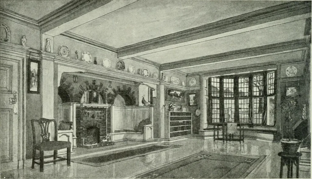 An illustration from Studio international, 1893, leaf 305
