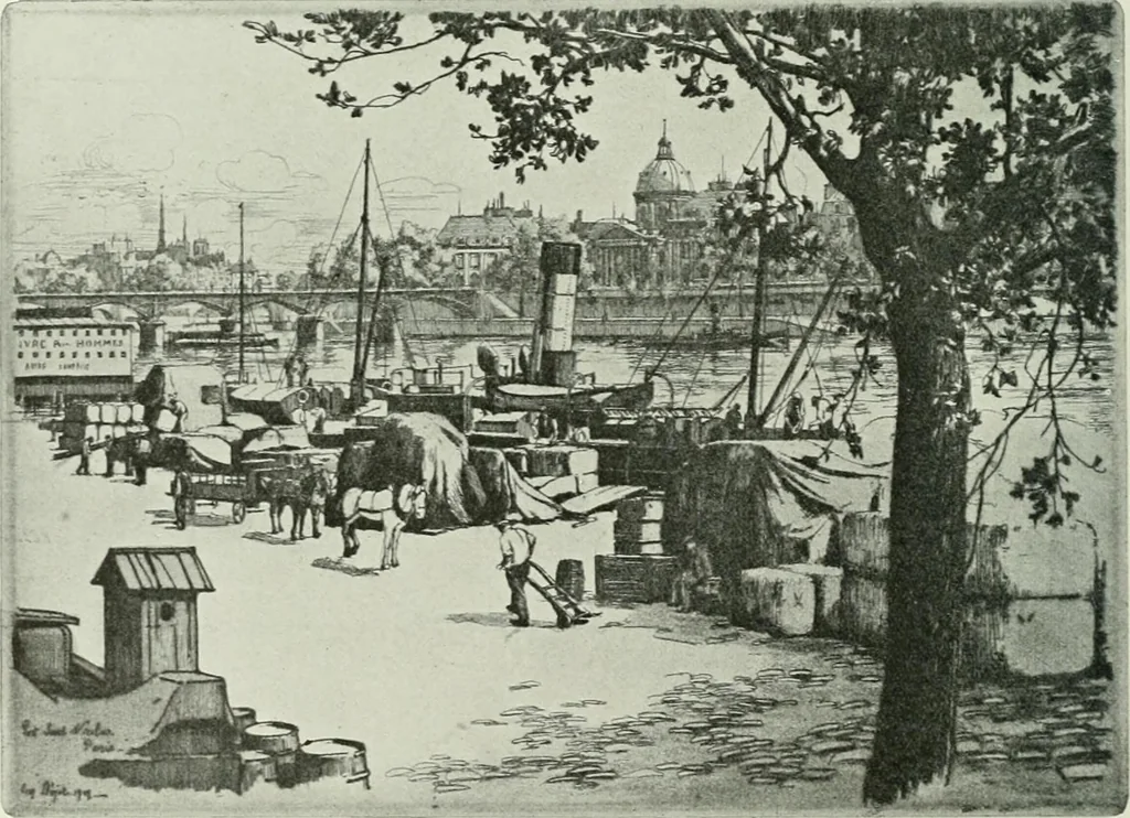 An illustration from Studio international, 1893, leaf 313