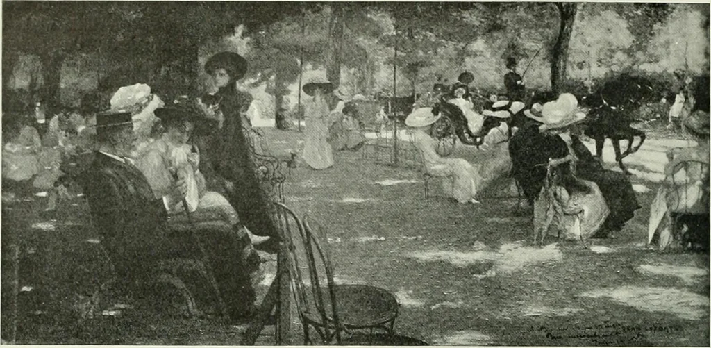 An illustration from Studio international, 1893, leaf 317