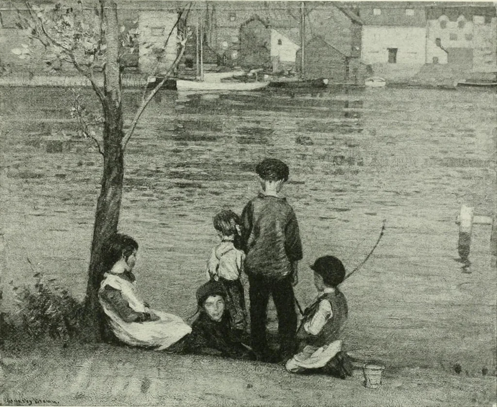 An illustration from Studio international, 1893, leaf 39