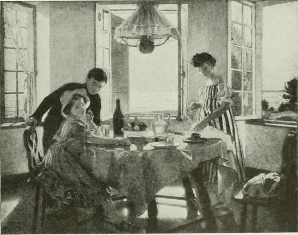 An illustration from Studio international, 1893, leaf 52
