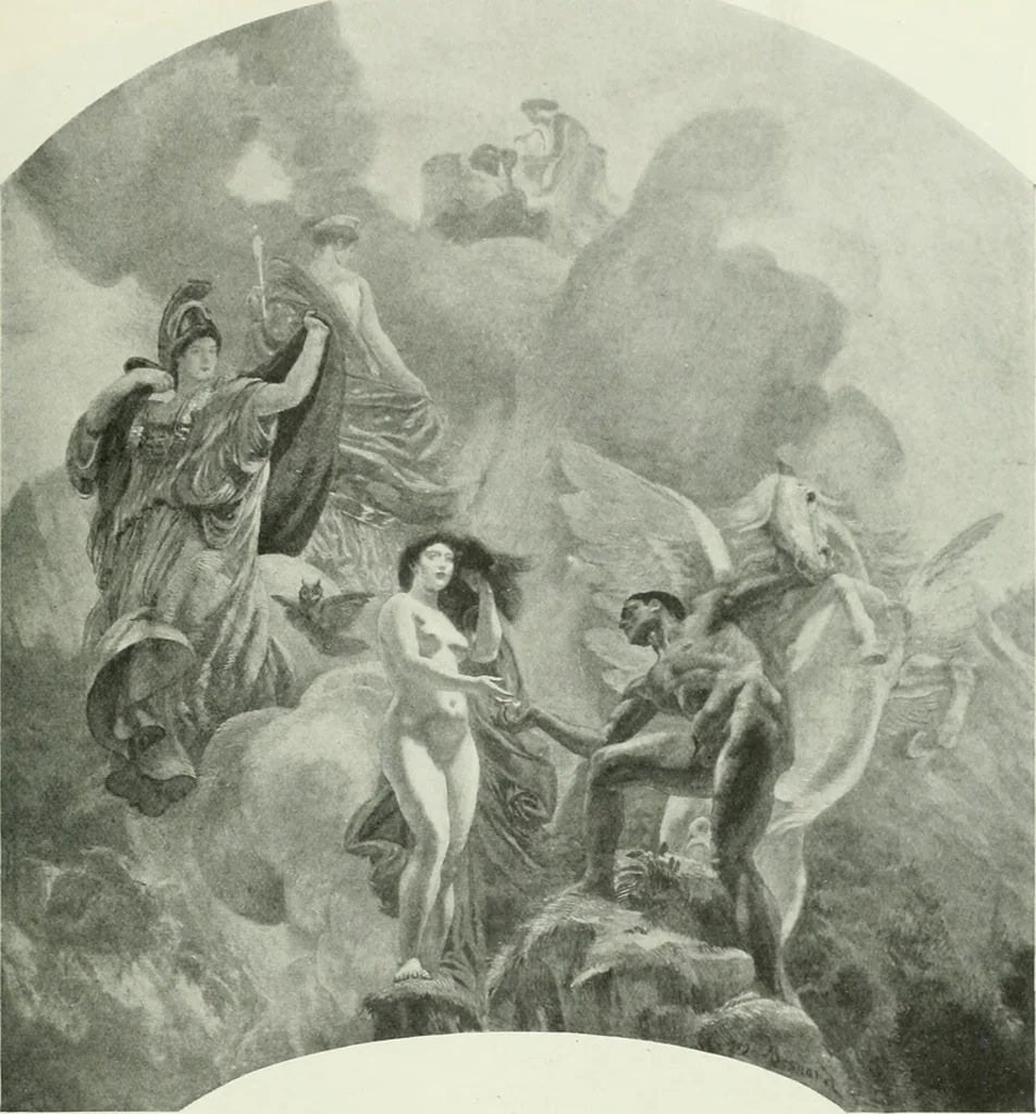 An illustration from Studio international, 1893, leaf 58