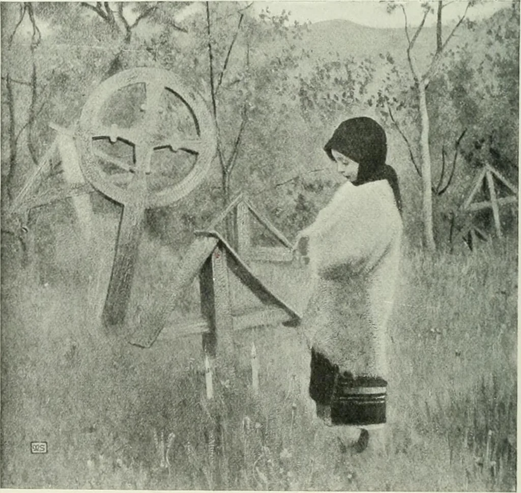 An illustration from Studio international, 1893, leaf 61