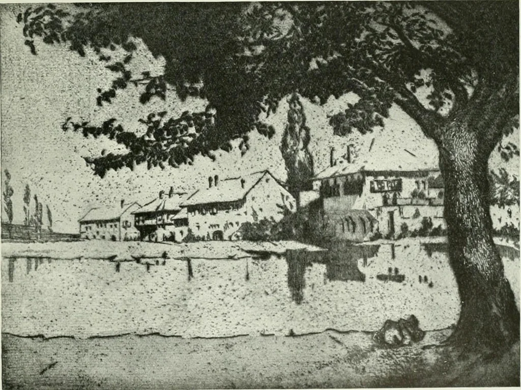 An illustration from Studio international, 1893, leaf 76