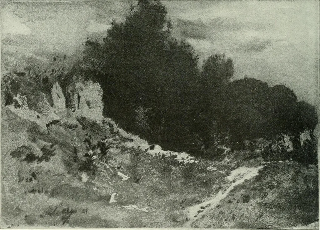 An illustration from Studio international, 1893, leaf 77