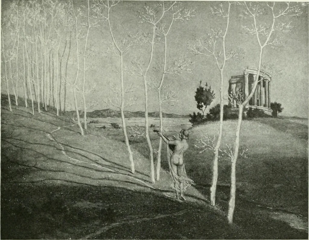 An illustration from Studio international, 1893, leaf 82