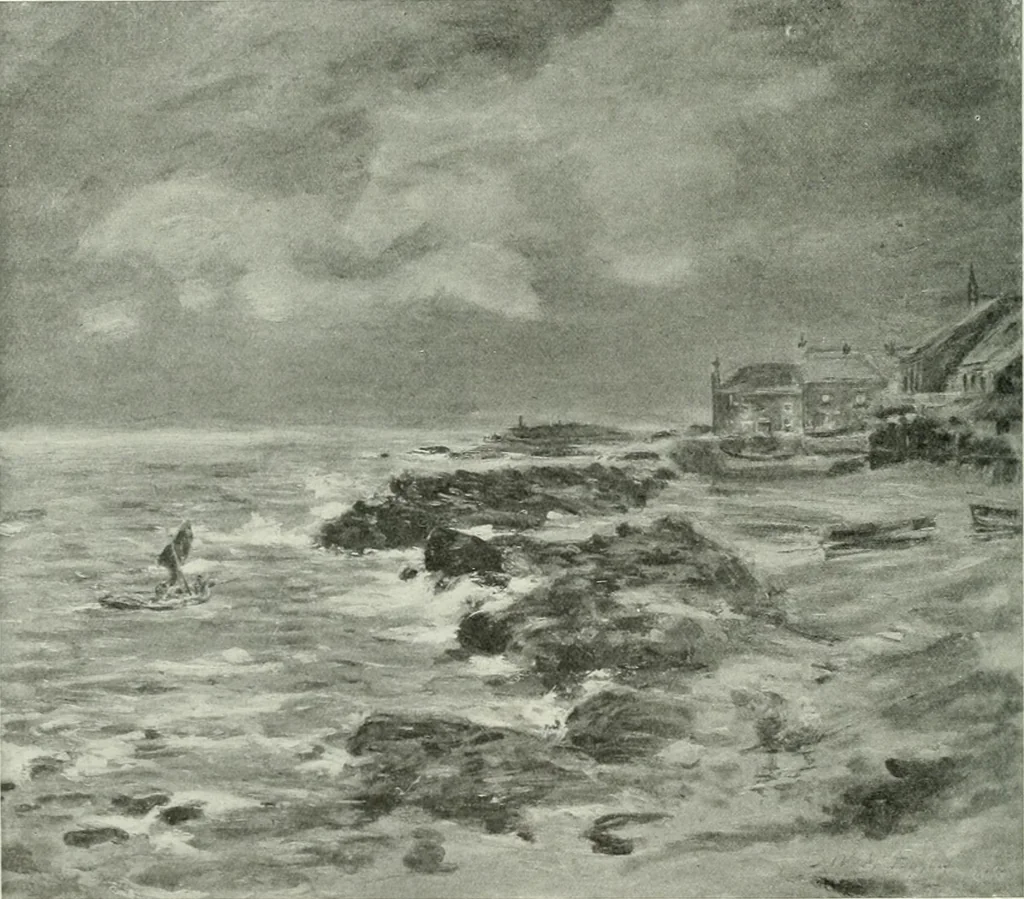 An illustration from Studio international, 1893, leaf 91