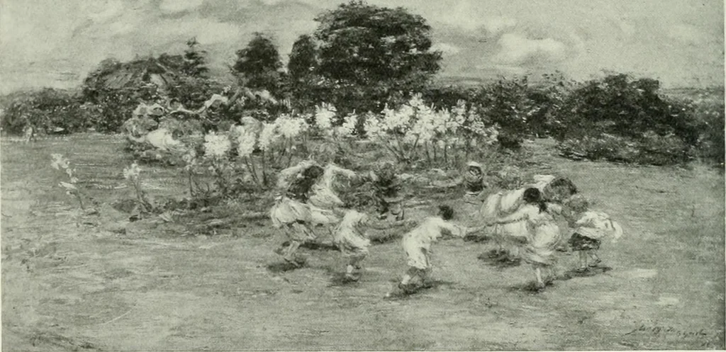 An illustration from Studio international, 1893, leaf 95