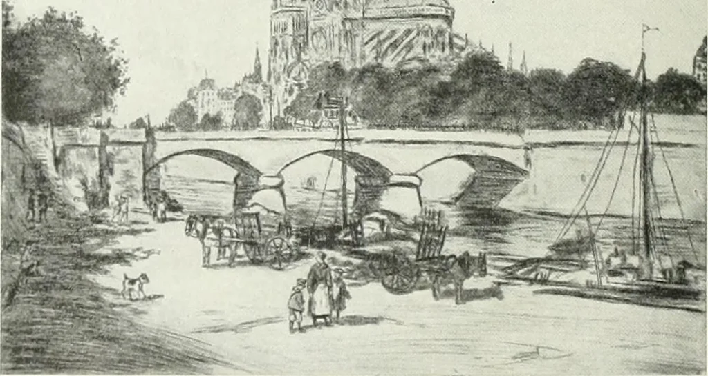 An illustration from Studio international, 1893, leaf 123