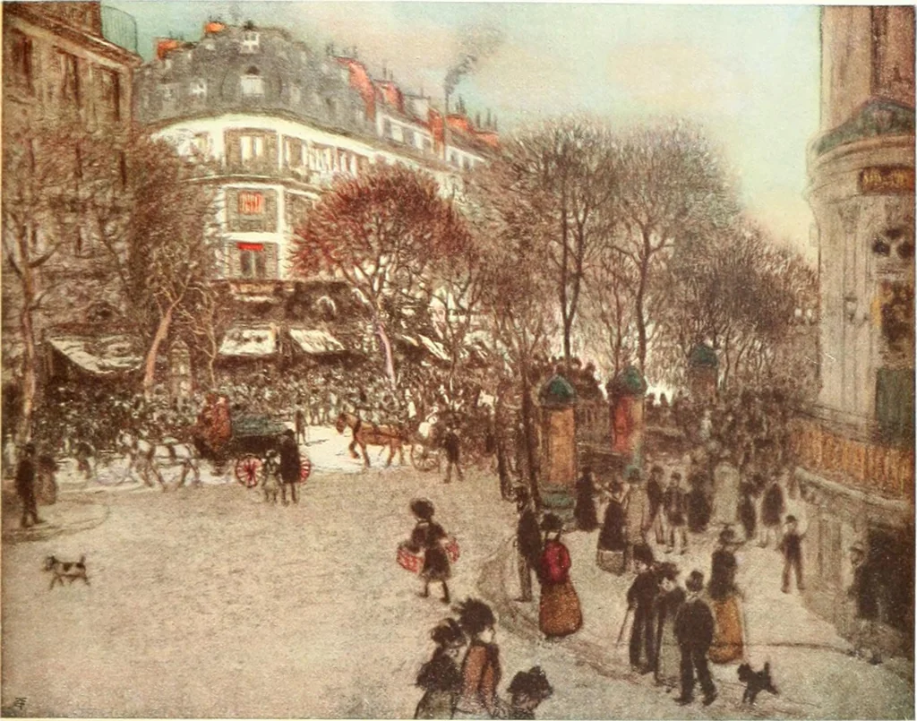 An illustration from Studio international, 1893, leaf 124