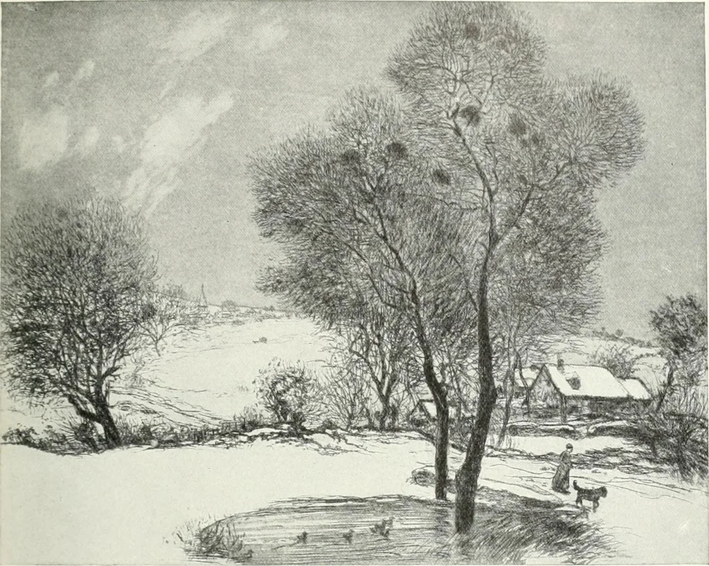 An illustration from Studio international, 1893, leaf 128