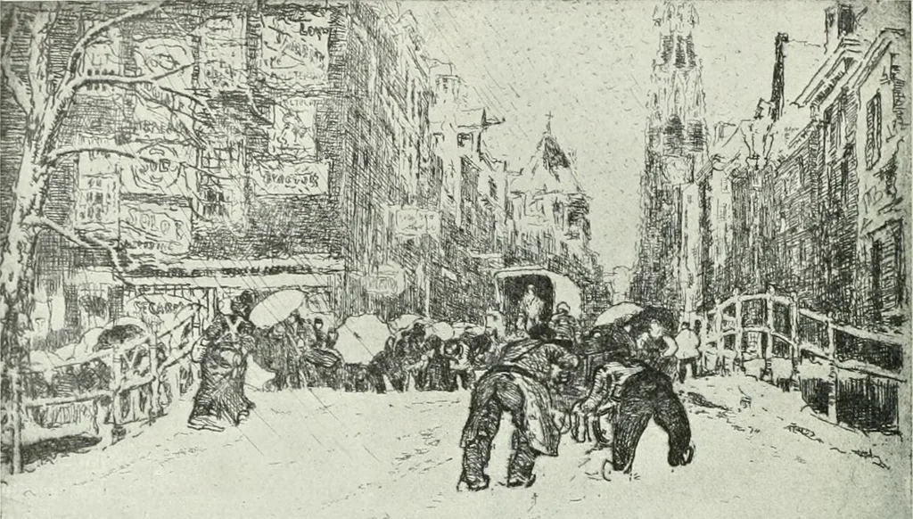 An illustration from Studio international, 1893, leaf 151