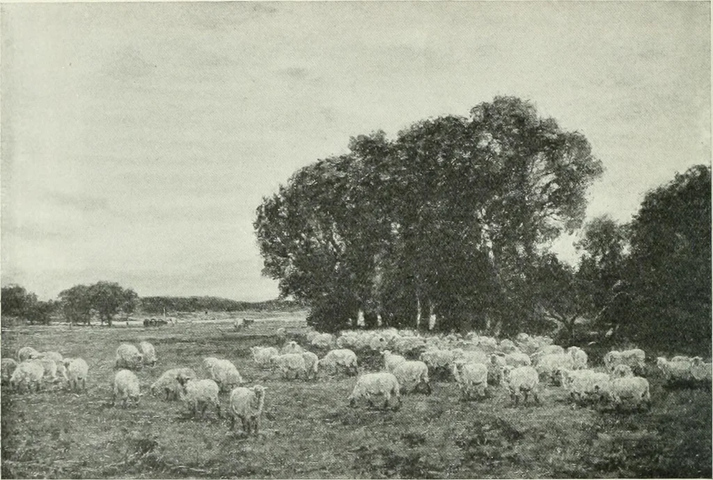 An illustration from Studio international, 1893, leaf 185
