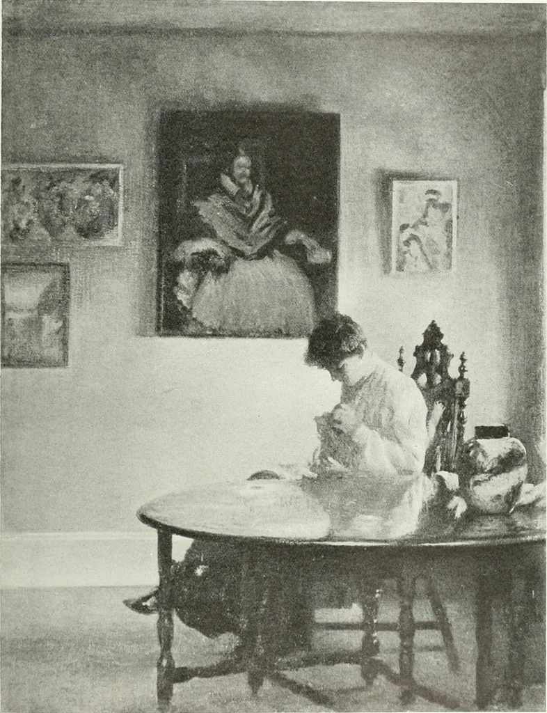 An illustration from Studio international, 1893, leaf 194