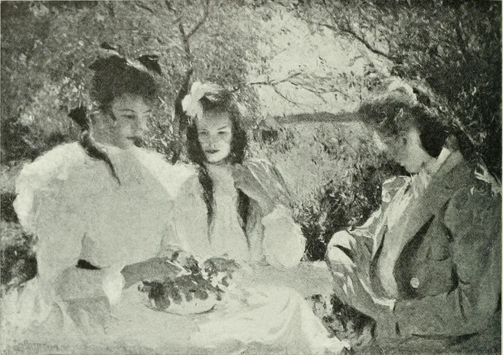 An illustration from Studio international, 1893, leaf 197