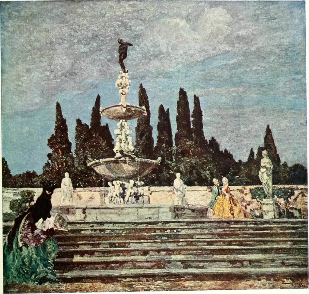 An illustration from Studio international, 1893, leaf 200