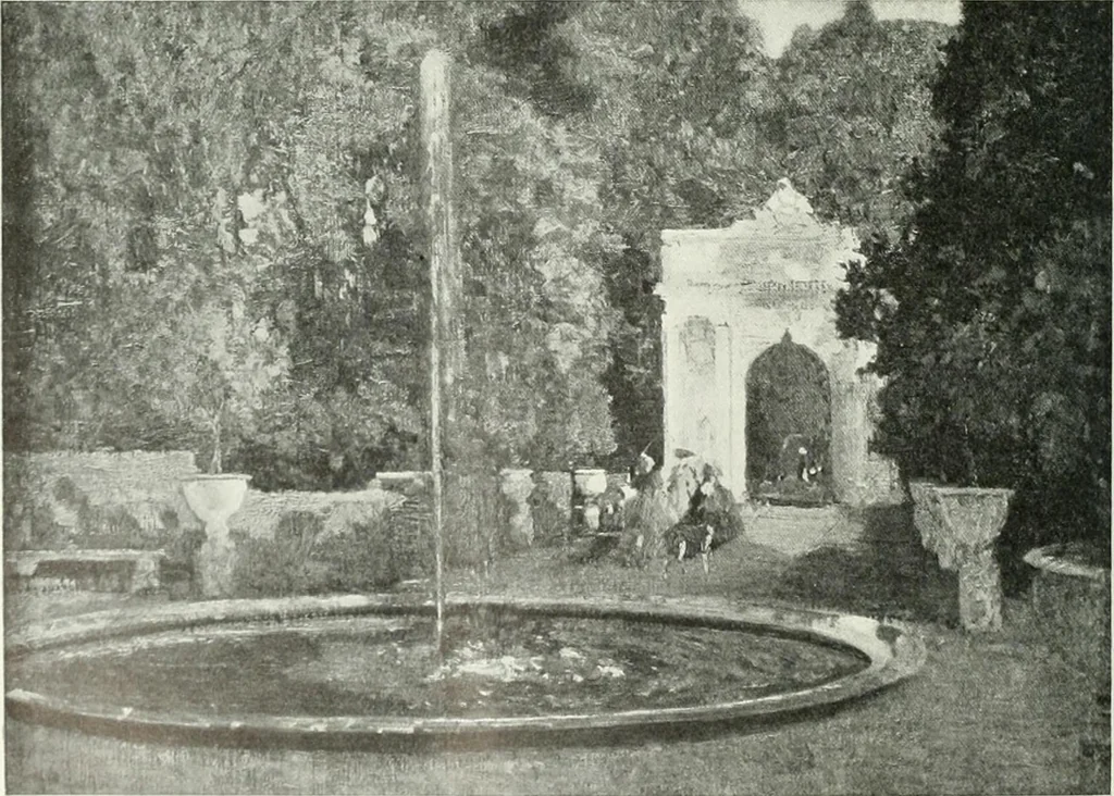 An illustration from Studio international, 1893, leaf 205