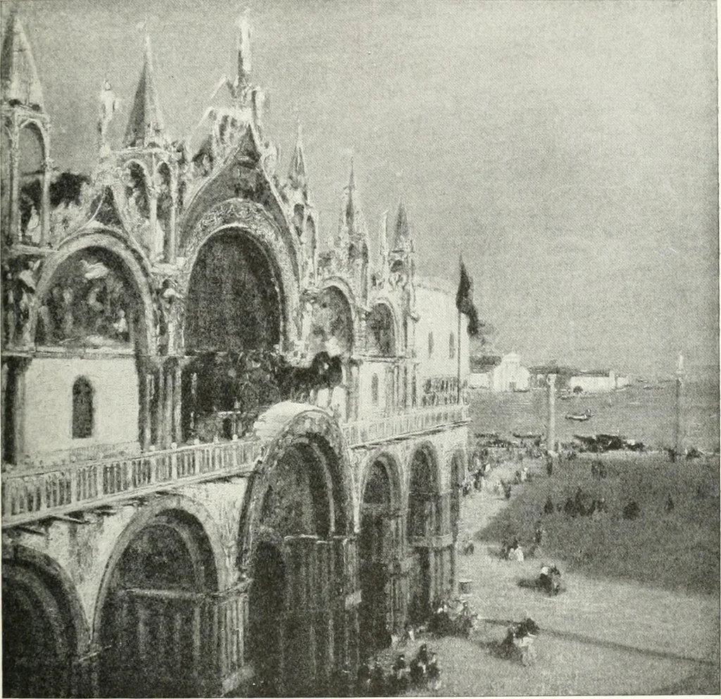 An illustration from Studio international, 1893, leaf 208