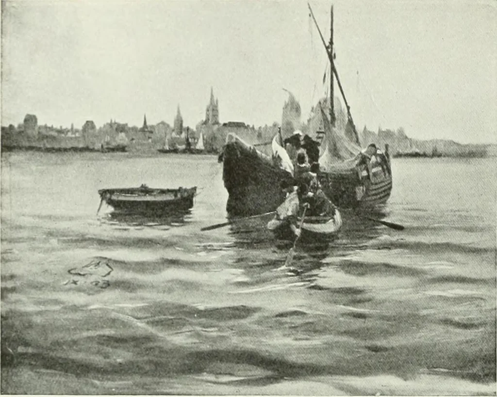 An illustration from Studio international, 1893, leaf 245