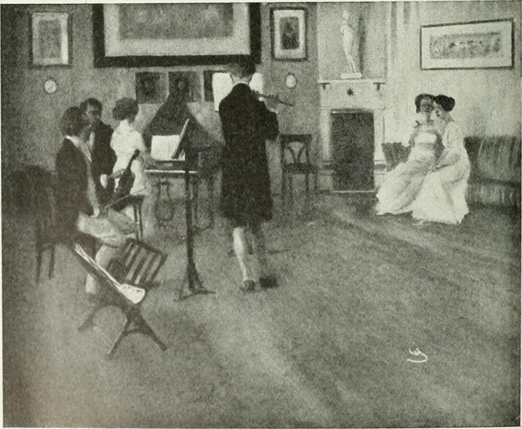 An illustration from Studio international, 1893, leaf 245