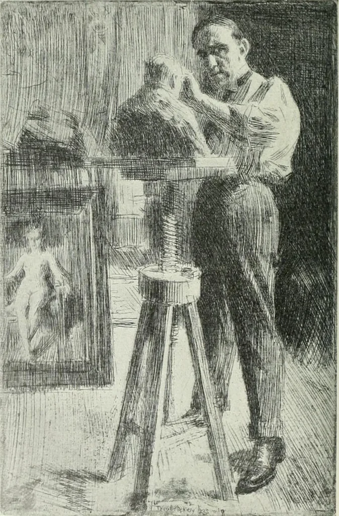 An illustration from Studio international, 1893, leaf 271