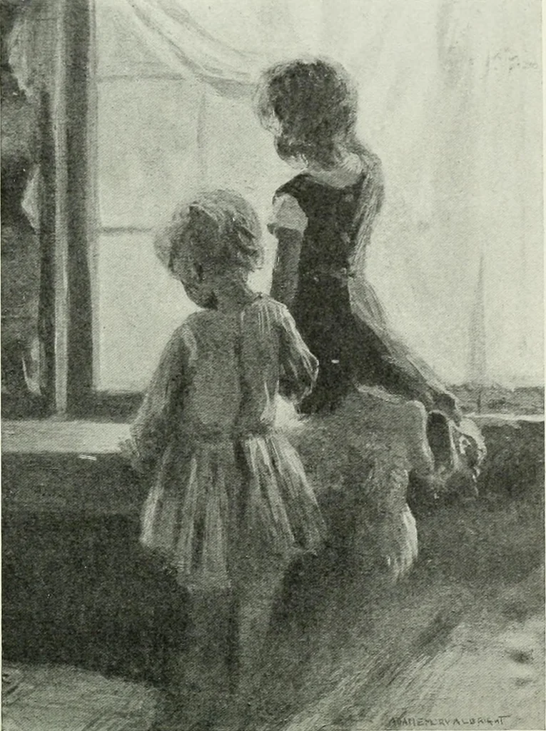 An illustration from Studio international, 1893, leaf 337