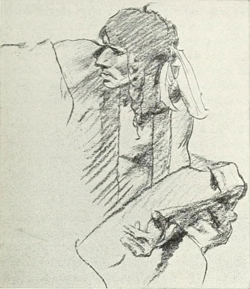 An illustration from Studio international, 1893, leaf 38