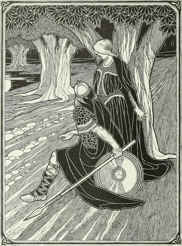 An illustration from Studio international, 1893, leaf 49