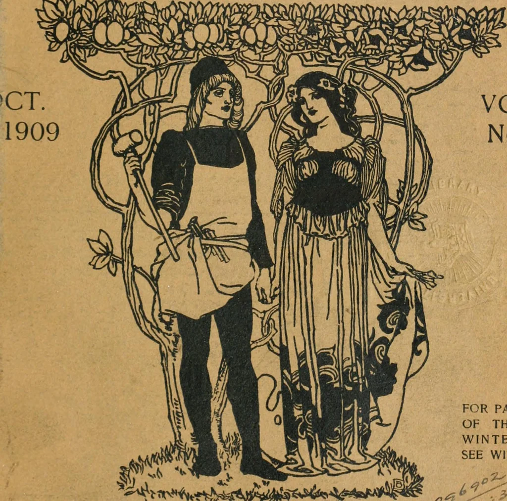 An illustration from Studio international, 1893, leaf 6