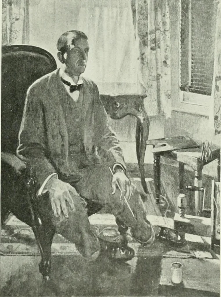 An illustration from Studio international, 1893, leaf 10