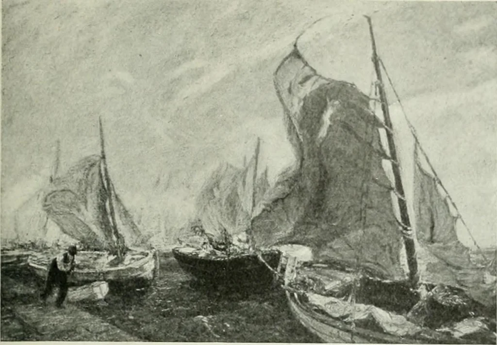 An illustration from Studio international, 1893, leaf 156