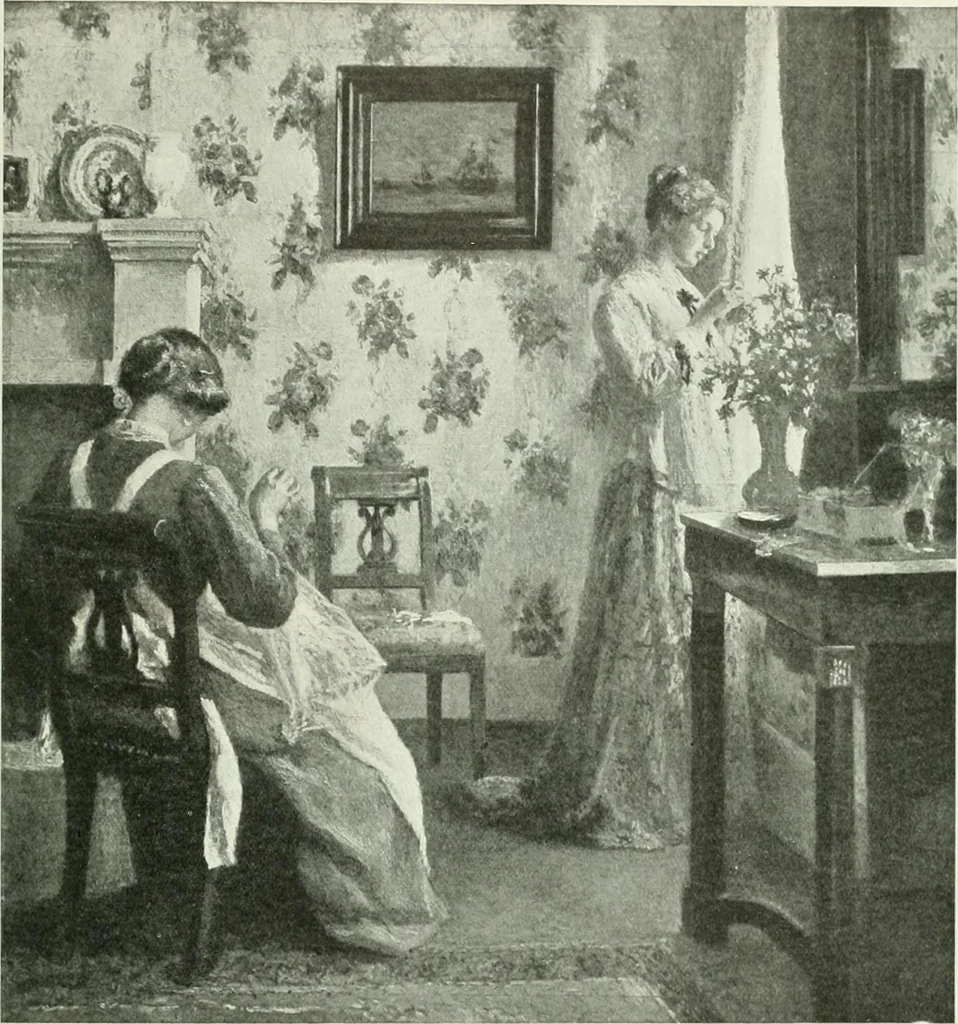 An illustration from Studio international, 1893, leaf 168