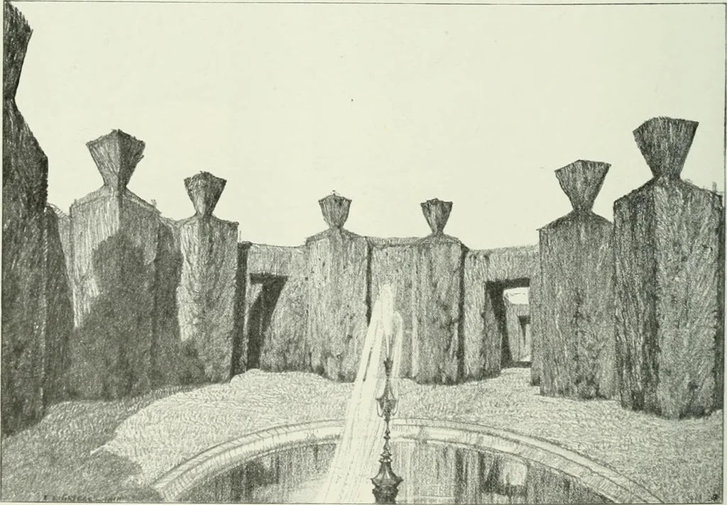 An illustration from Studio international, 1893, leaf 195
