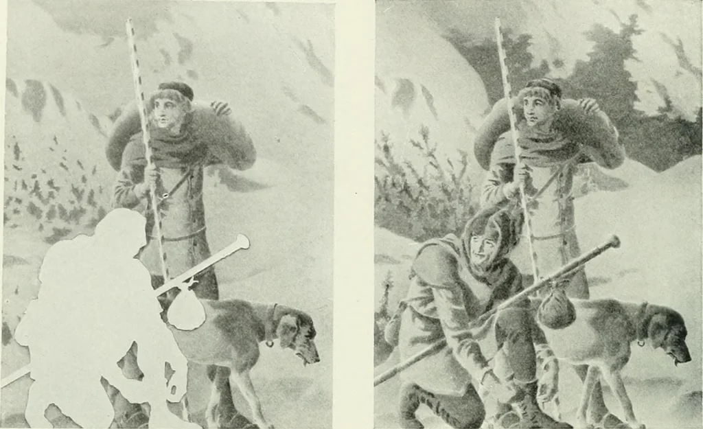 An illustration from Studio international, 1893, leaf 201